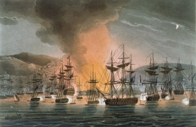 Die Bombardierung von Algier, 27. August 1816, aus 